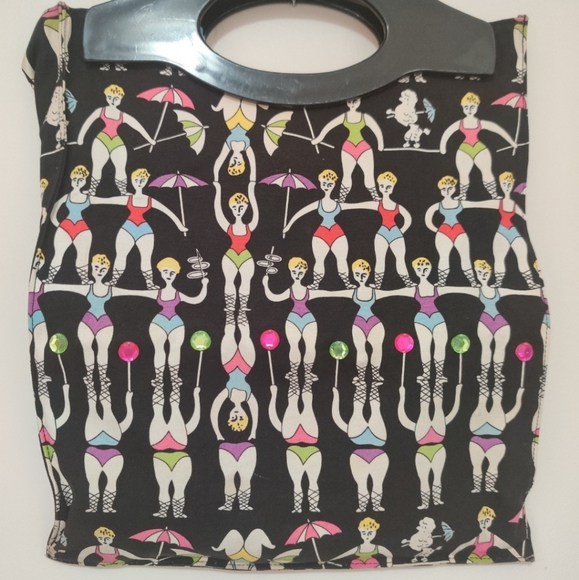 🇨🇦 Lulu Guinness London tote clutch - Picture 3 of 10